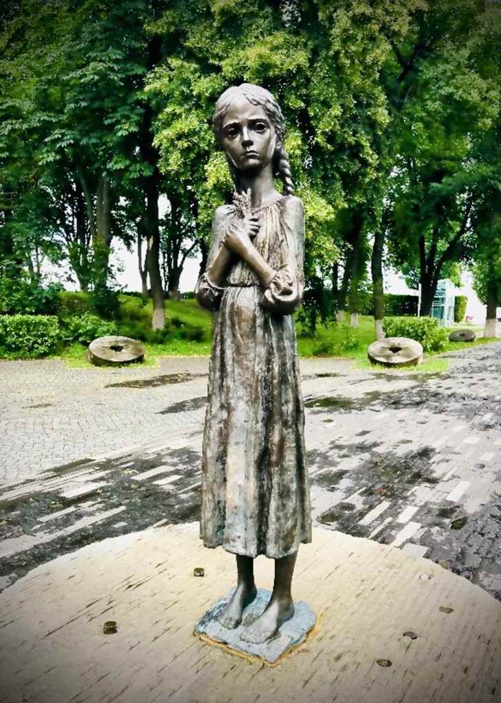 Entrada do Museu Nacional do Genocídio do Holodomor, em Kiev, capital da Ucrânia